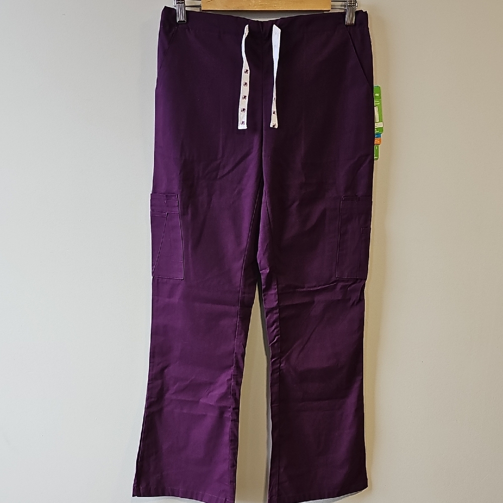 Health Pro Purple New With Tags 30x32 Scrub Pants